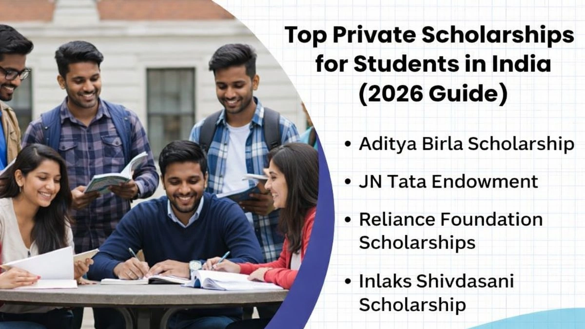 Top Private Scholarships for Students in India (2026 Guide)